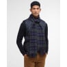 Barbour Lambswool Tartan Scarf Olive Night – Écharpe Laine