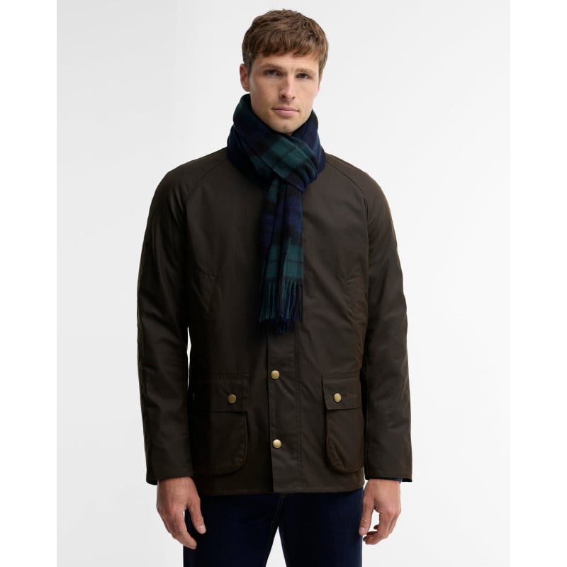Barbour New Check Tartan Scarf Black Watch – Écharpe Tartan