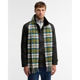 BARBOUR LAMBSWOOL TARTAN...