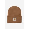 Bonnet Carhartt Acrylic Watch Hat Wip H brown | Bonnet Unisexe