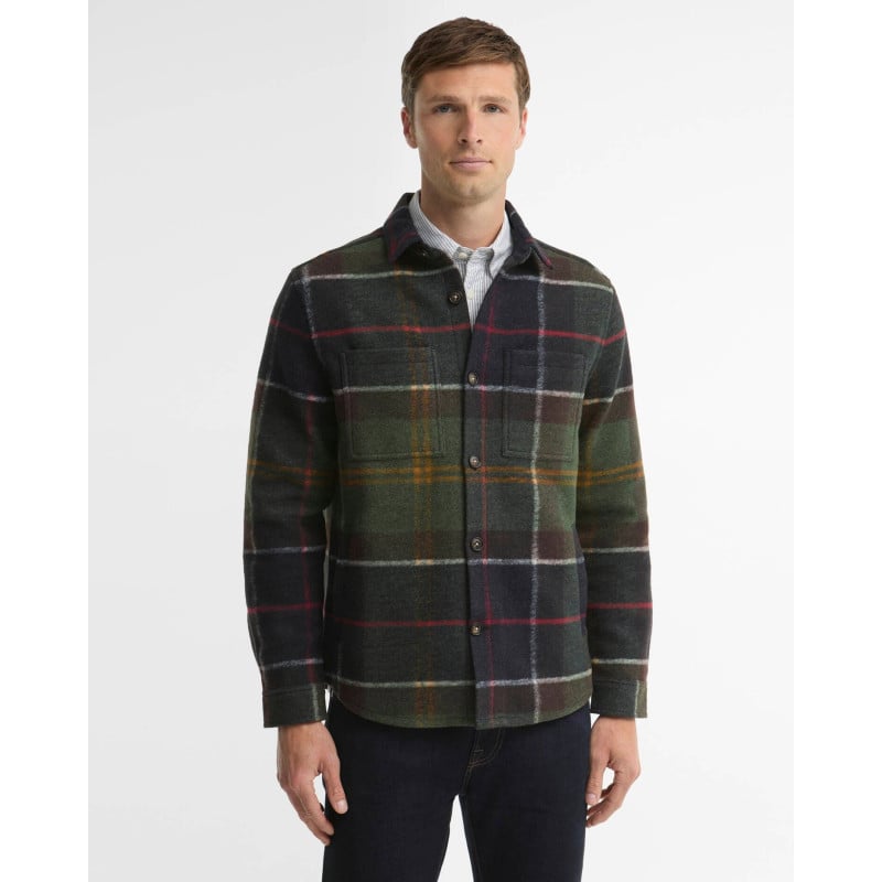 Barbour Woodlane Classic Tartan – Surchemise à Carreaux Homme
