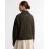 Pull Barbour Lavensdale Half Zip Olive Femme