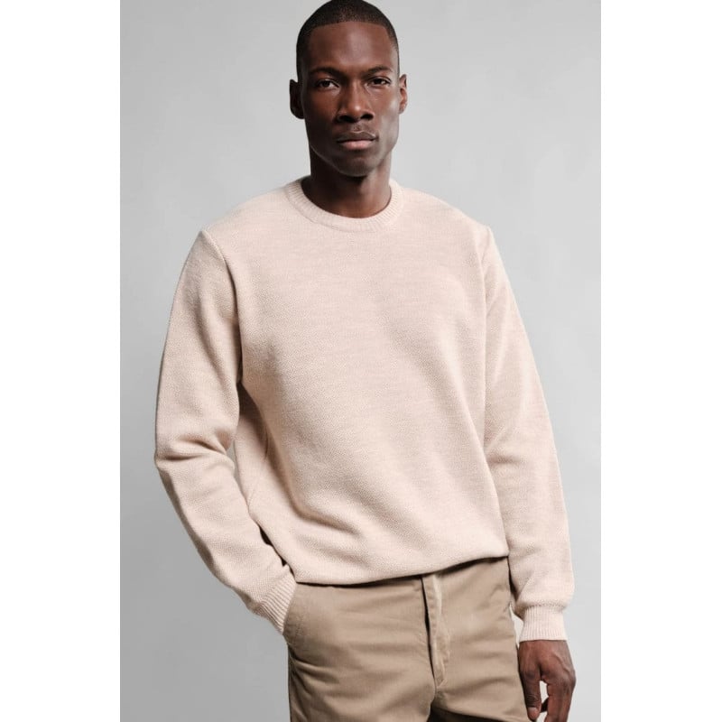 Pull Youri col rond naturel – Nitto Knitwear