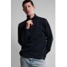 Pull Youri Camionneur Marine – Nitto Knitwear | Laine Mérinos